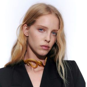 Zara snake choker | Gold Necklace